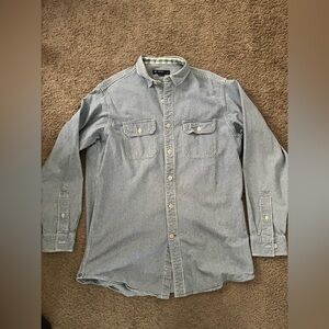 Daniel Cremieux Light Blue Casual Button Down Shirt